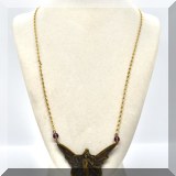 J113. Metal fairy necklace by Pididdly Links. - $20 